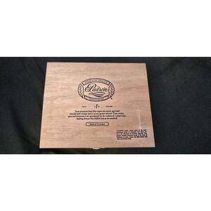 Wood Torpedo Cigar Box PADRON 1964 Anniversary  exclusive. Great Condition